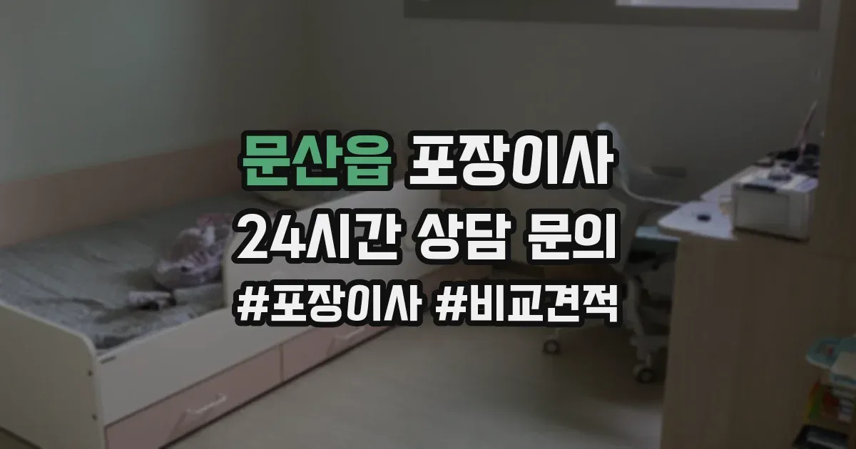 문산읍 포장이사