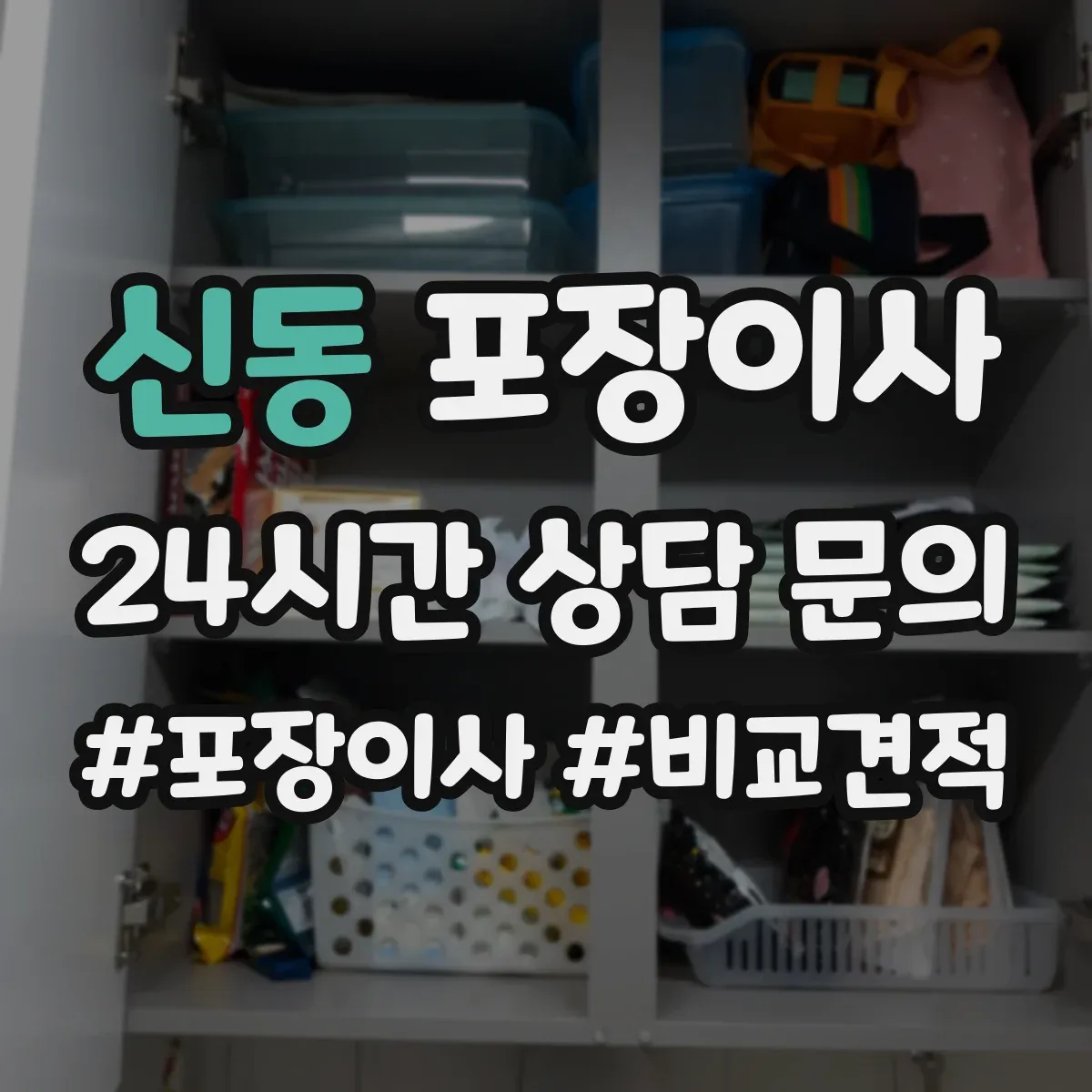 신동 포장이사