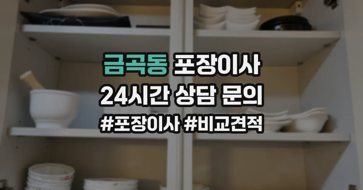 금곡동 포장이사
