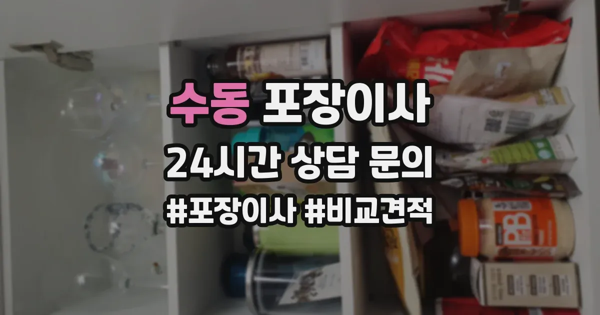 수동 포장이사