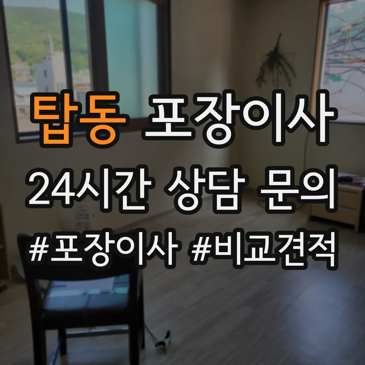 탑동 포장이사