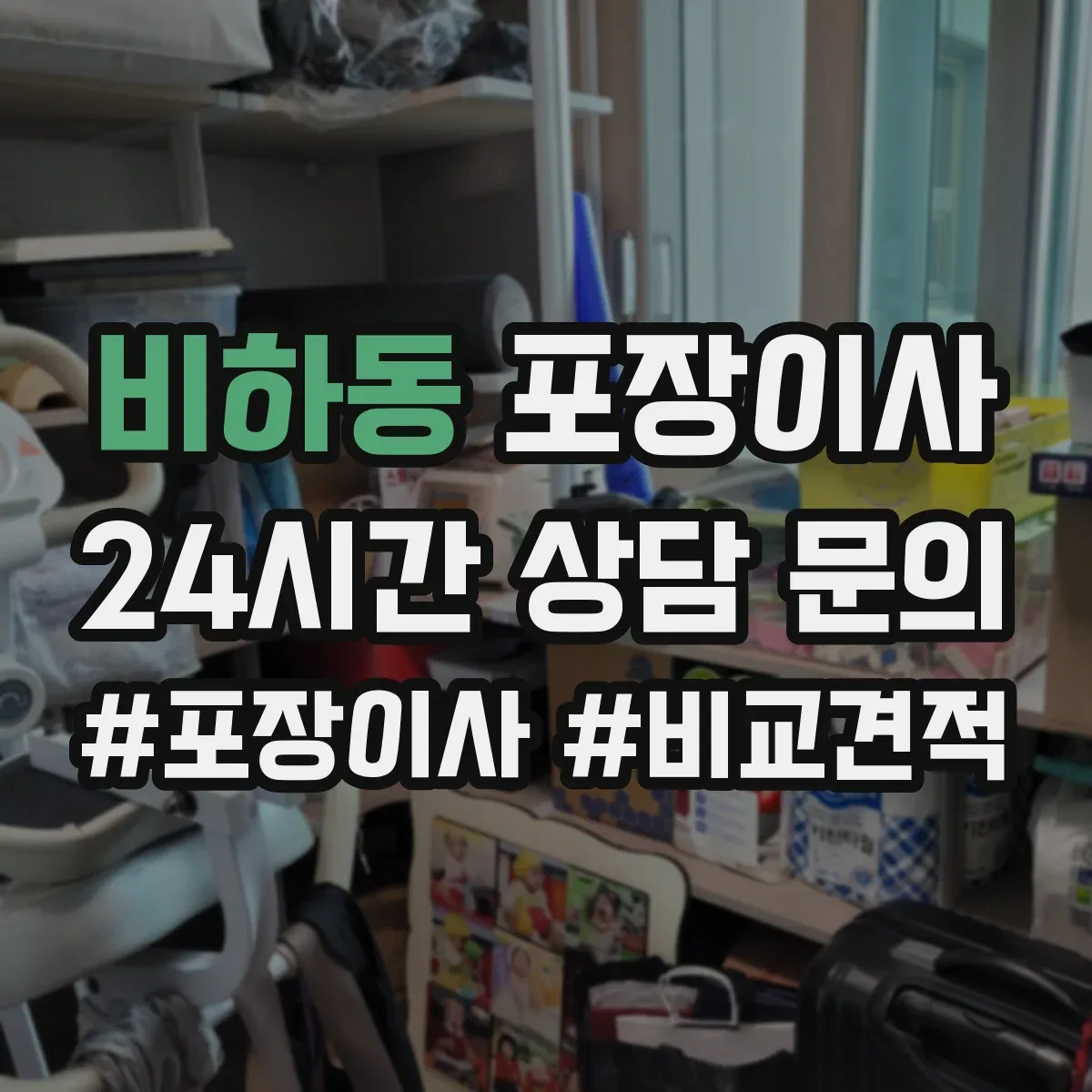 비하동 포장이사