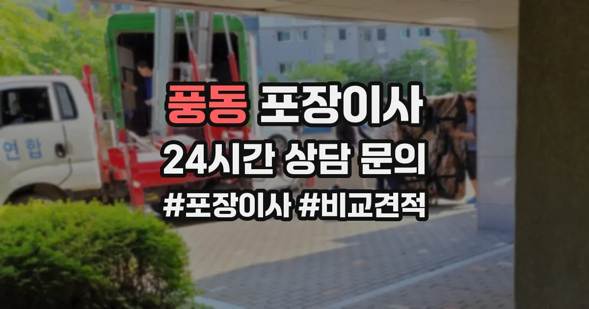 풍동 포장이사