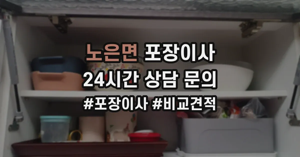 노은면 포장이사