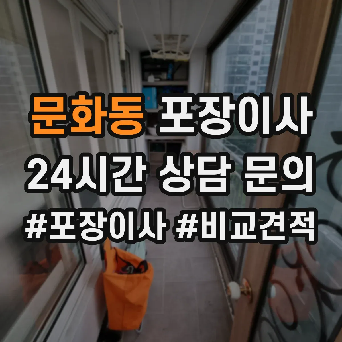 문화동 포장이사