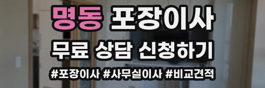 명동 포장이사