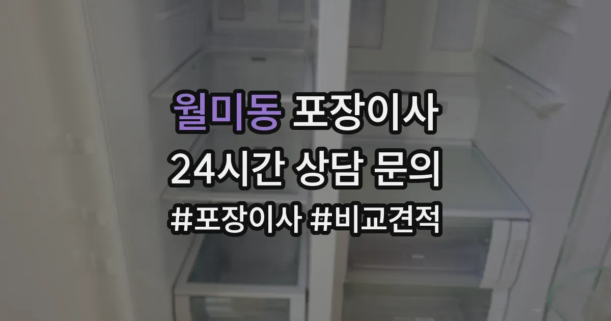 월미동 포장이사