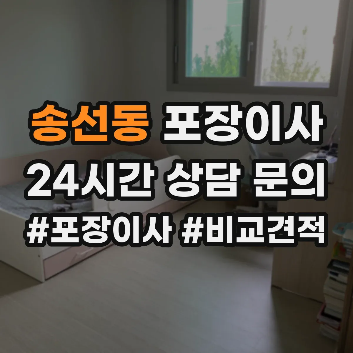 송선동 포장이사