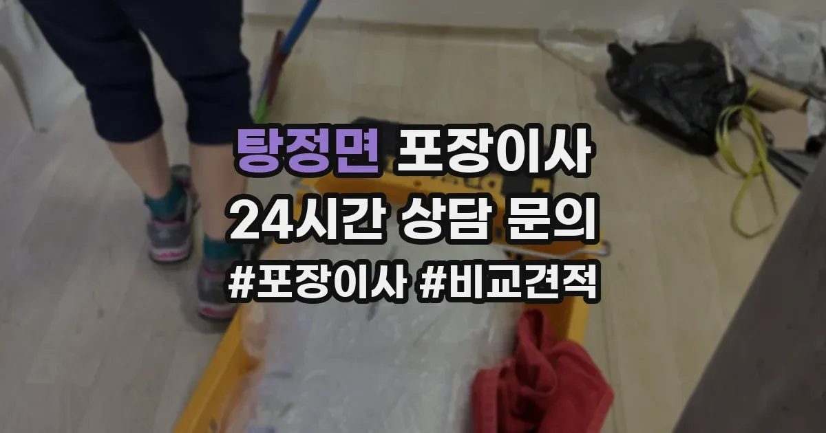 탕정면 포장이사