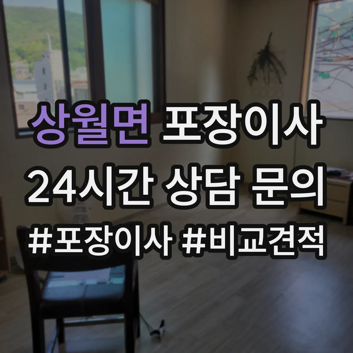 상월면 포장이사