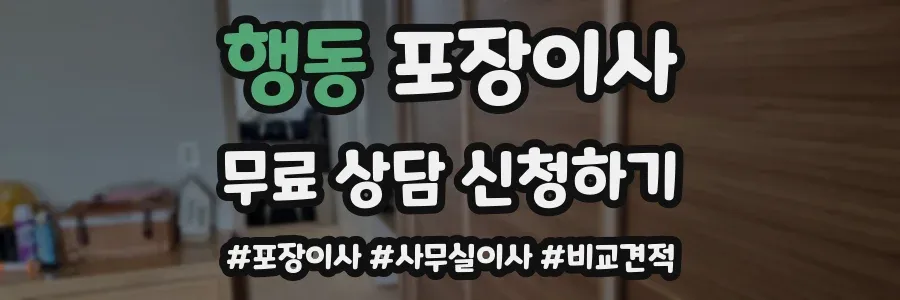 행동 포장이사