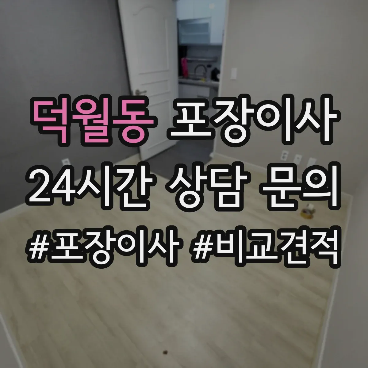 덕월동 포장이사