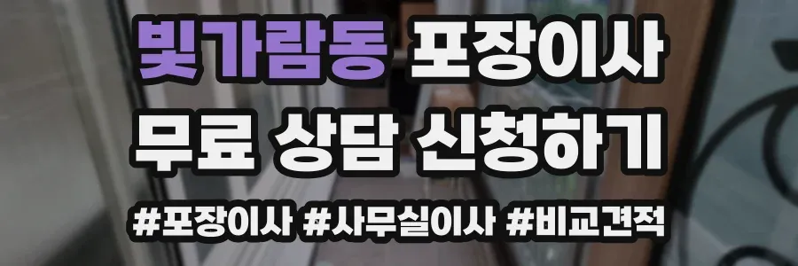빛가람동 포장이사