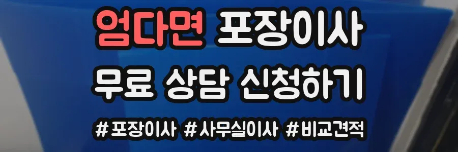 엄다면 포장이사