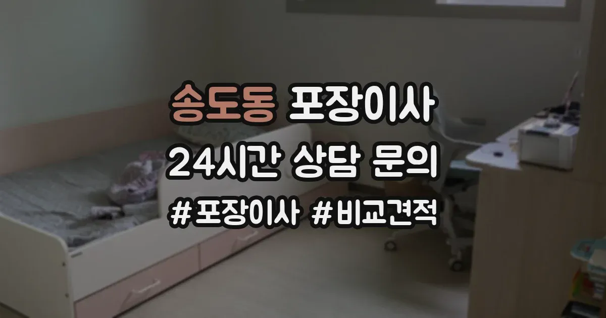 송도동 포장이사