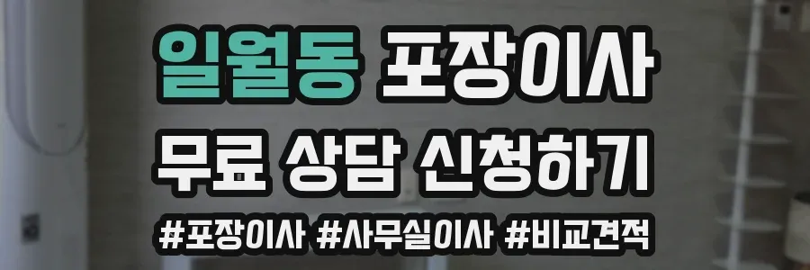 일월동 포장이사