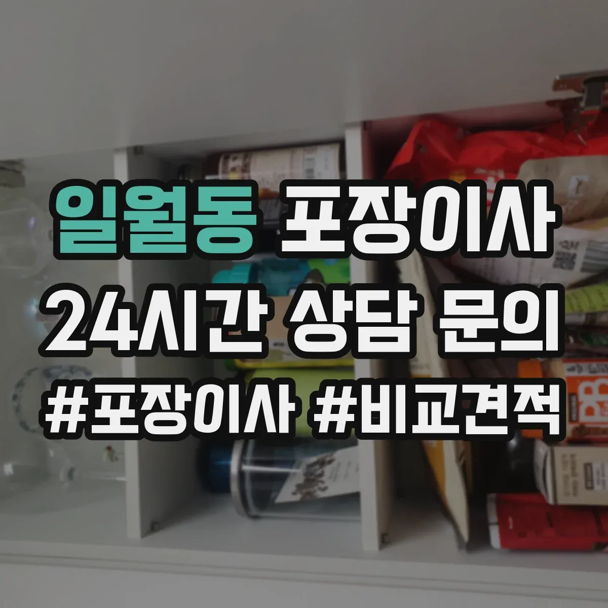 일월동 포장이사