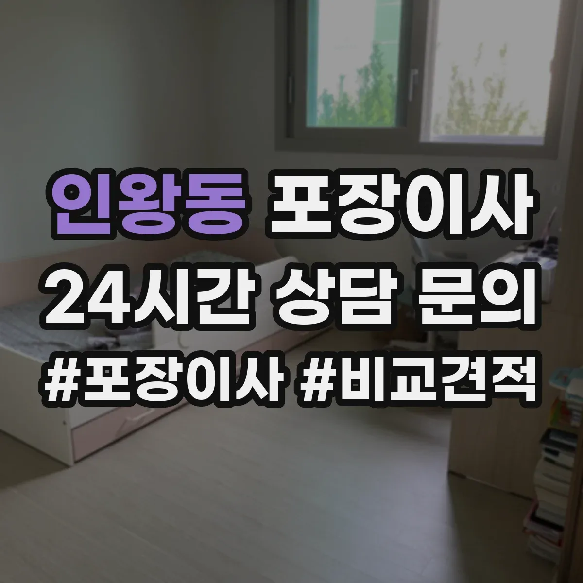 인왕동 포장이사 반려동물 동선 고려한 포장 자재와 작업 순서