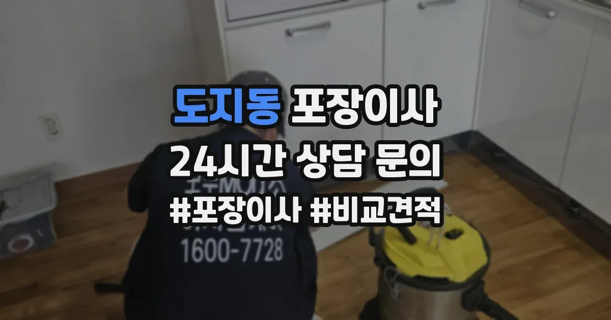 도지동 포장이사