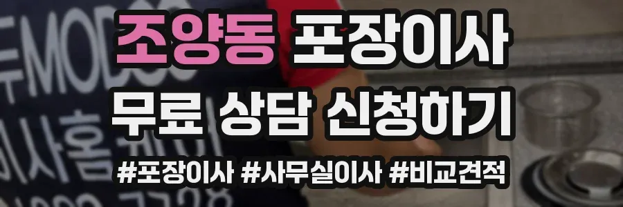 조양동 포장이사