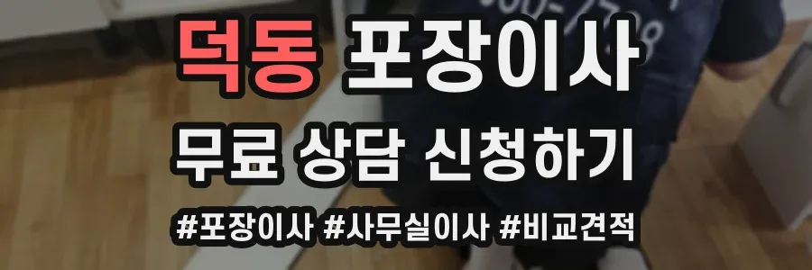 덕동 포장이사