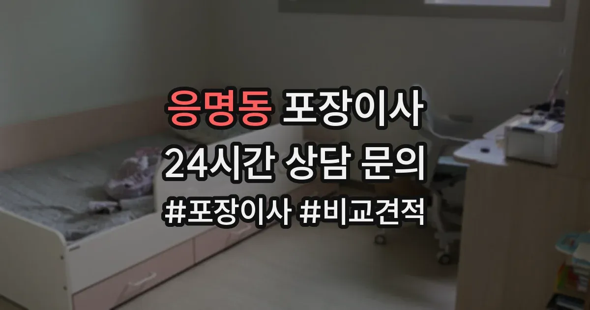 응명동 포장이사