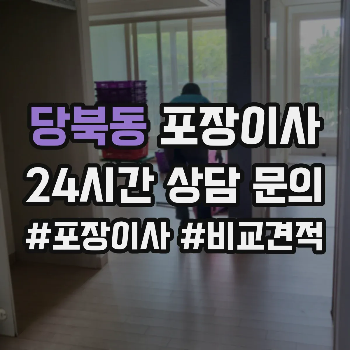 당북동 포장이사