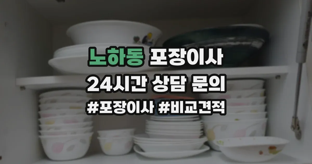 노하동 포장이사