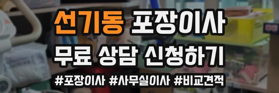 선기동 포장이사