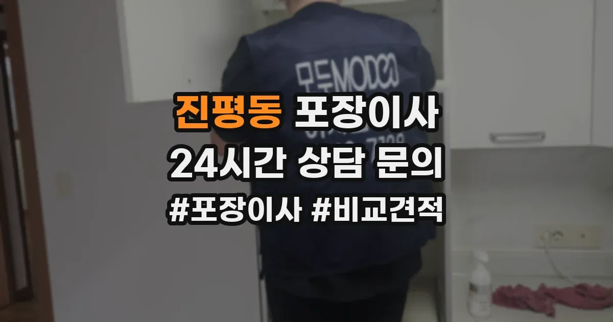 진평동 포장이사