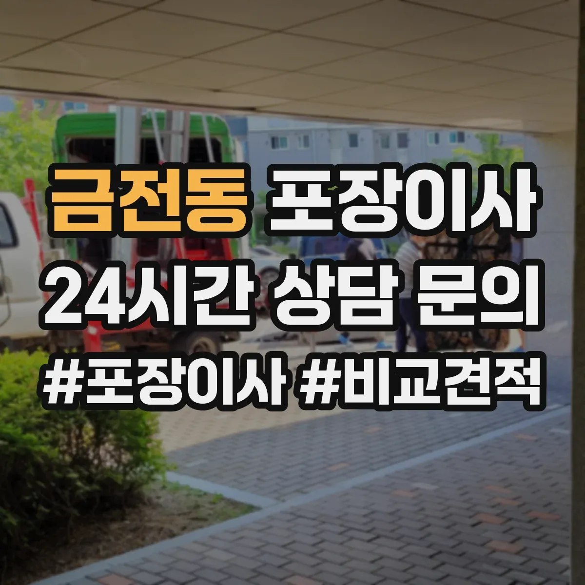 금전동 포장이사