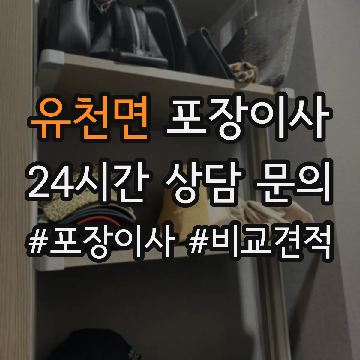 유천면 포장이사