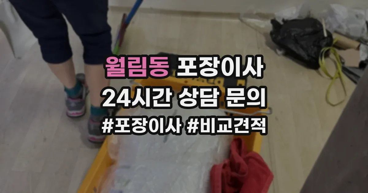 월림동 포장이사
