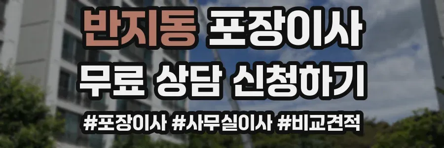 반지동 포장이사