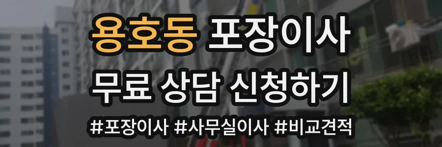 용호동 포장이사