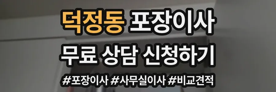 덕정동 포장이사