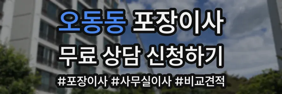 오동동 포장이사