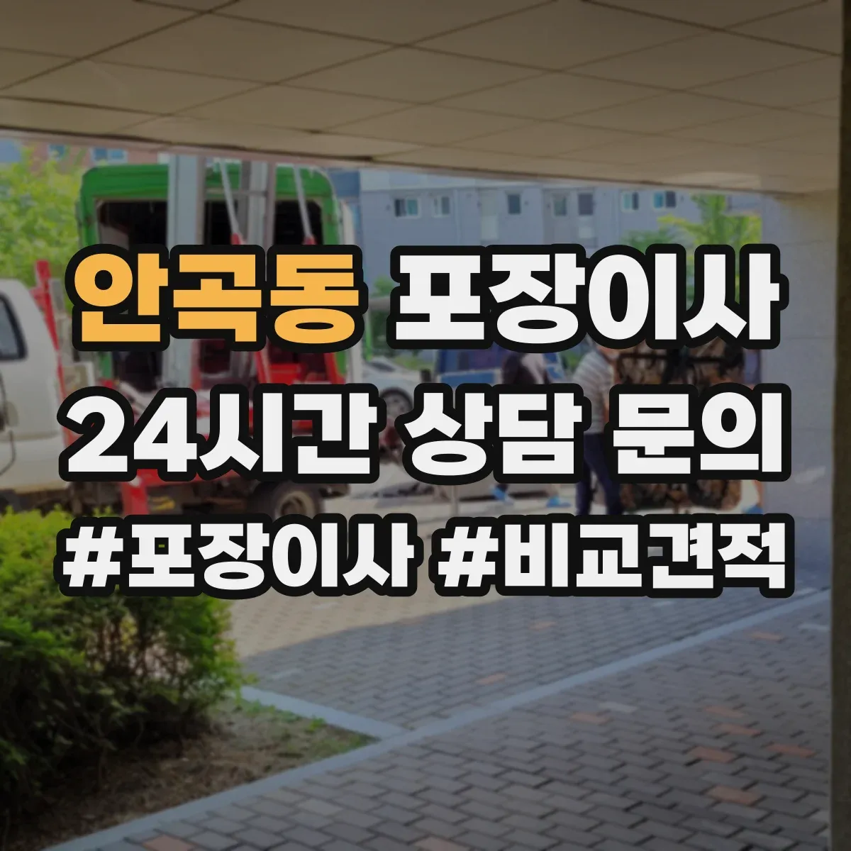 안곡동 포장이사