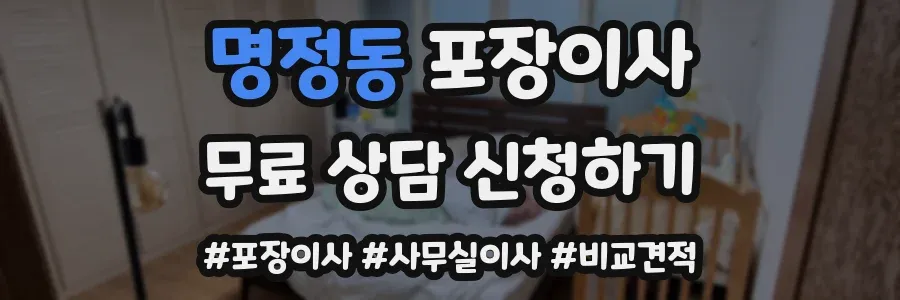 명정동 포장이사