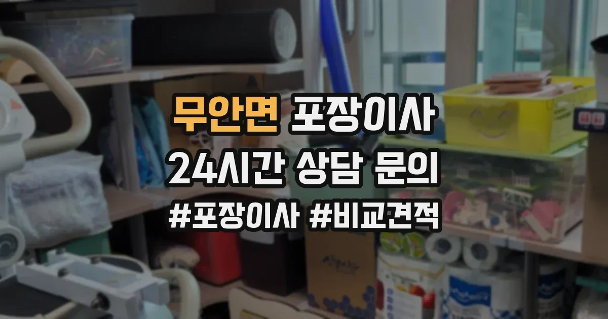 무안면 포장이사
