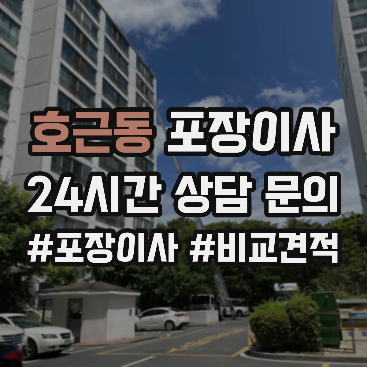 호근동 포장이사