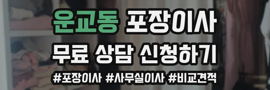 운교동 포장이사