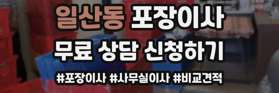 일산동 포장이사