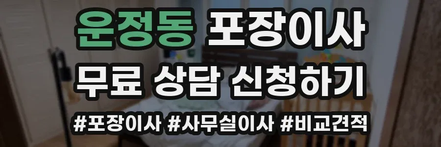 운정동 포장이사