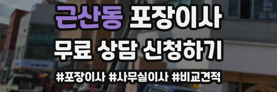 근산동 포장이사
