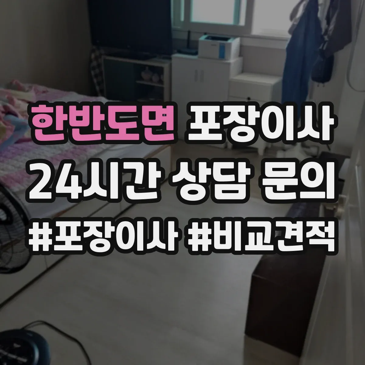 한반도면 포장이사