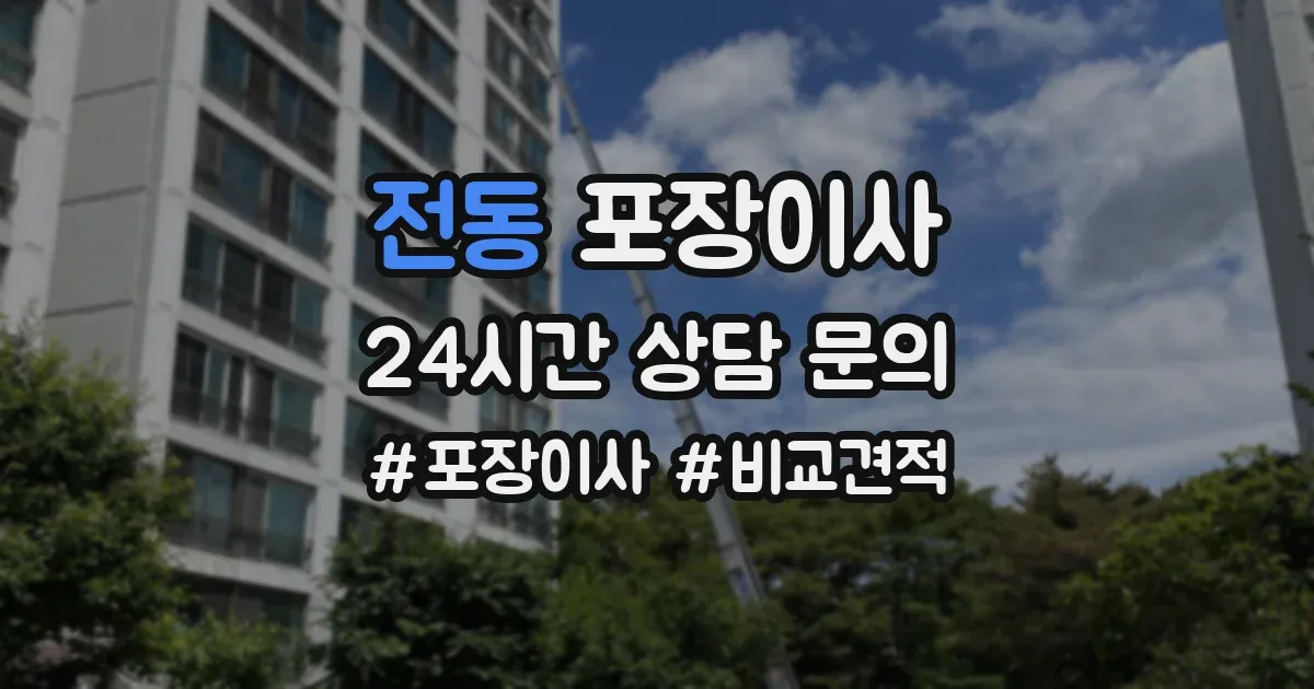 전동 포장이사
