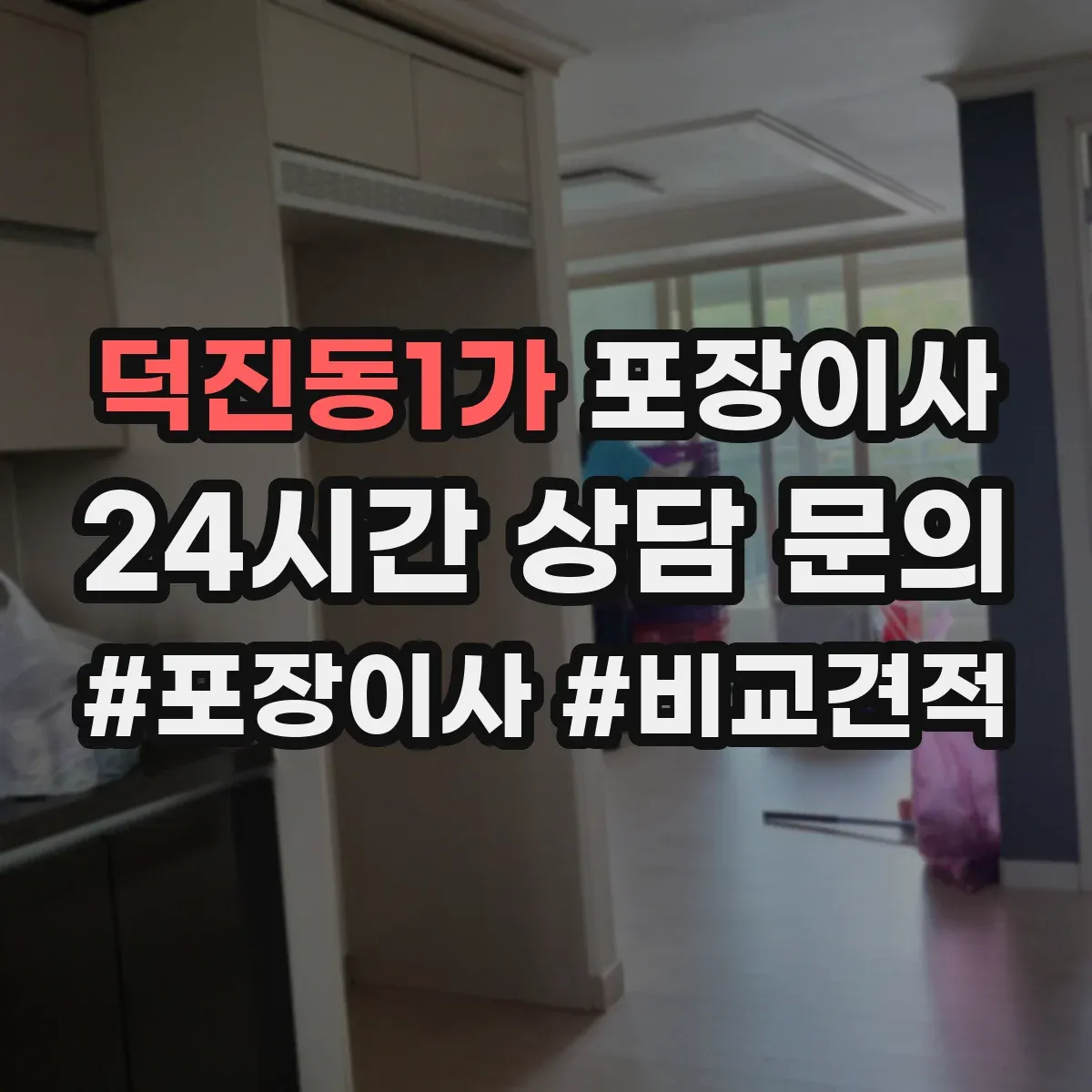덕진동1가 포장이사