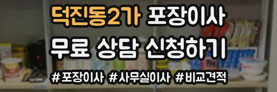 덕진동2가 포장이사