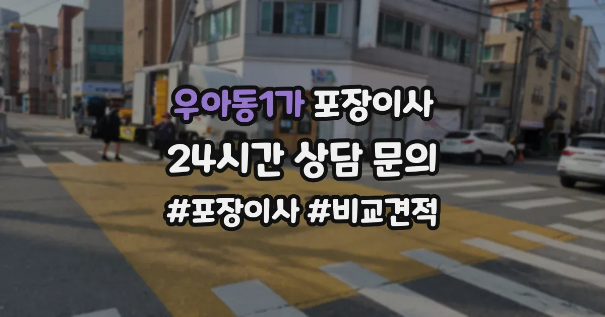 우아동1가 포장이사